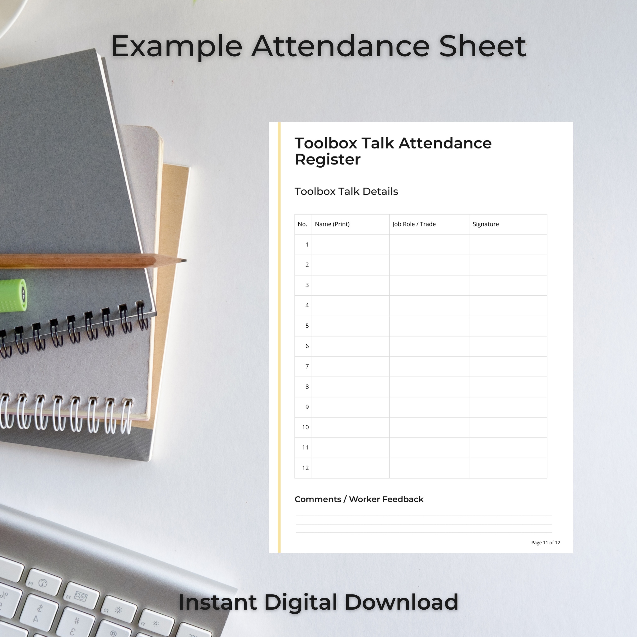 Monthly Safety Communication Kit- Toolbox Talks, APRIL 2026