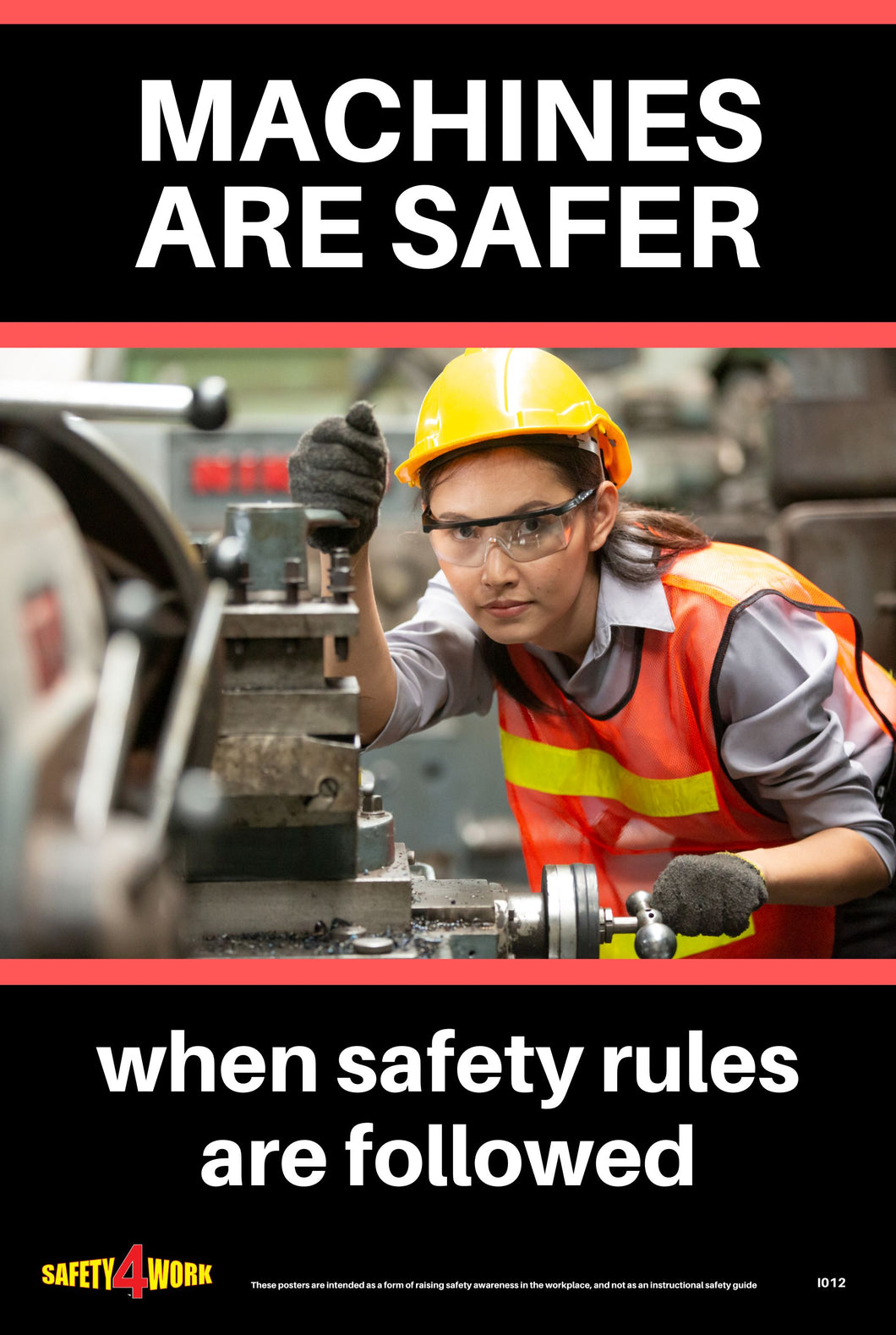 I012- Industrial Workplace Safety Poster Digital Download- No Shipping