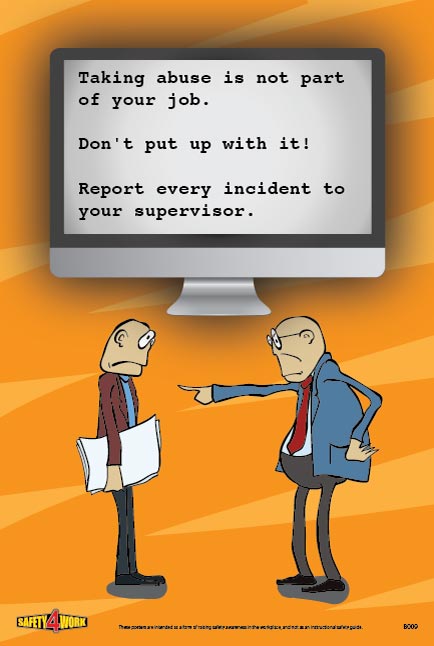 B009- Behaviour Workplace Safety Poster