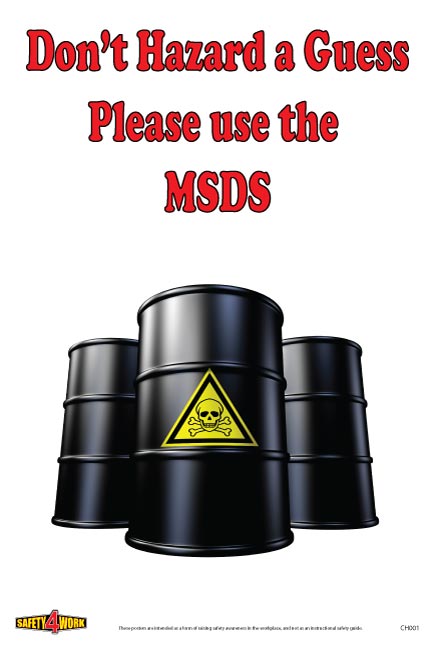 CH001- Chemical Workplace Safety Poster