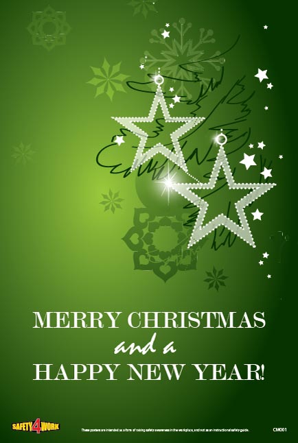 CM001- Christmas Workplace Safety Poster