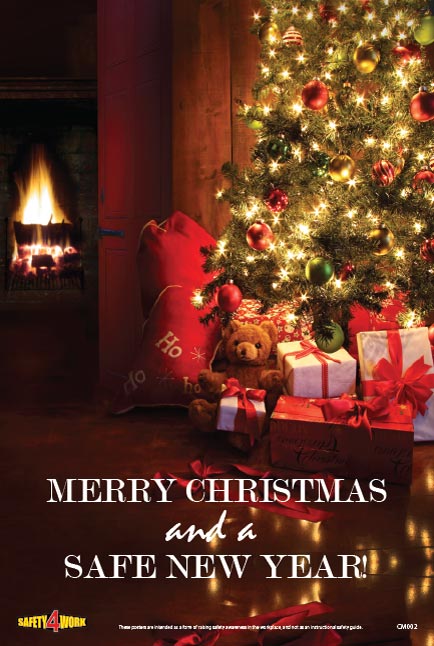 CM002- Christmas Workplace Safety Poster