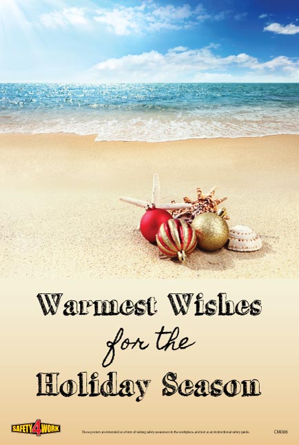 CM006- Christmas Workplace Safety Poster