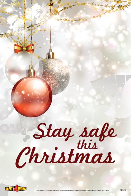 CM007- Christmas Workplace Safety Poster