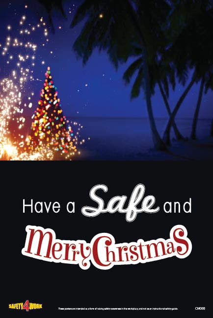 CM008- Christmas Workplace Safety Poster