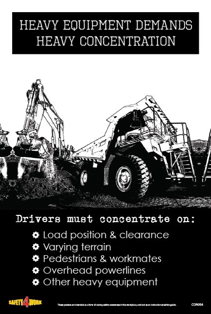 CON004- Construction Workplace Safety Poster