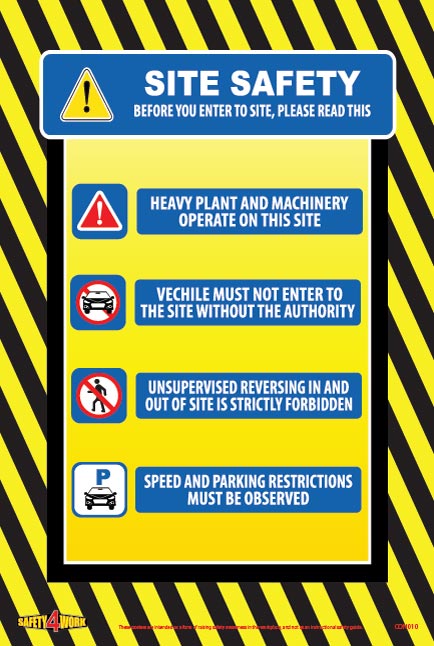 Construction Safety Poster Bundle – A3  Site Compliance Pack