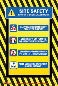 CON010- Construction Workplace Safety Poster