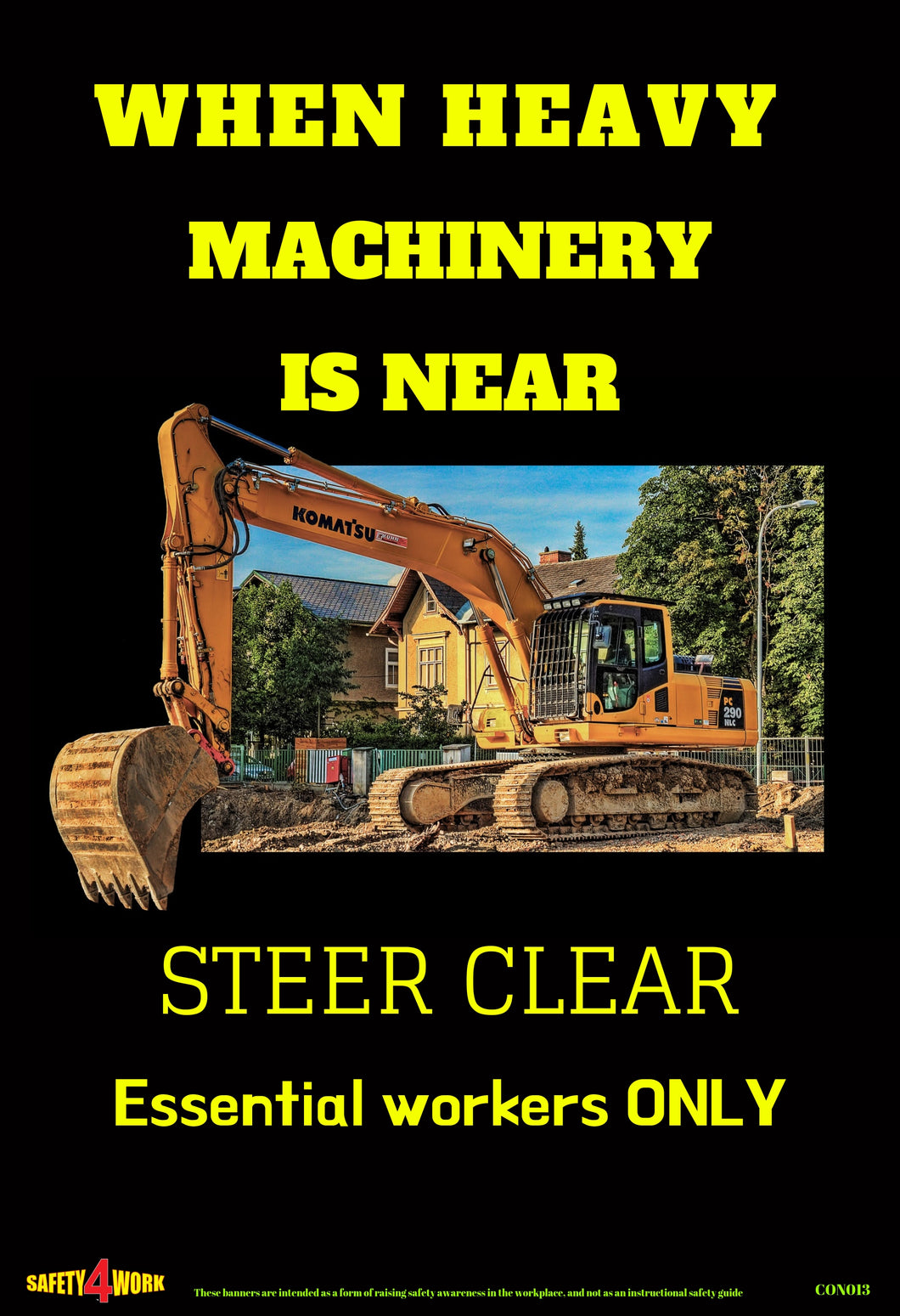 CON013- Construction Workplace Safety Poster