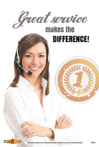 CS010- Customer Service Workplace Safety Poster
