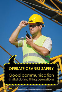 C&L003- Cranes and Lifting Workplace Safety Poster