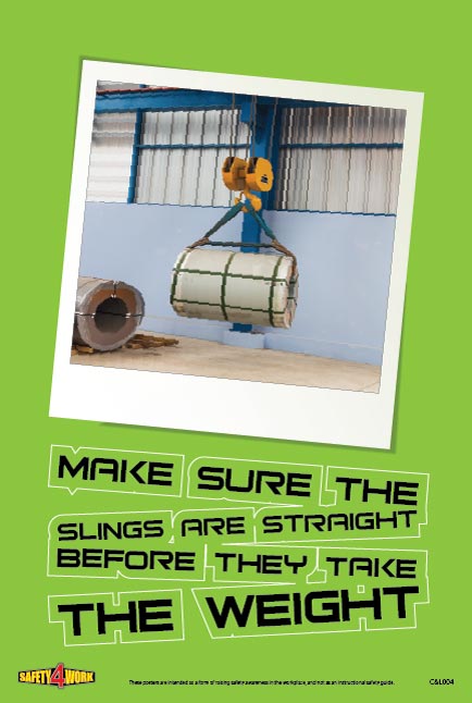 C&L004- Cranes and Lifting Workplace Safety Poster