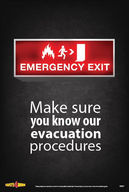 FI007- Fire Workplace Safety Poster