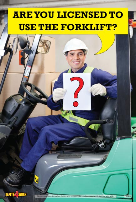 FO003- Forklift Workplace Safety Poster