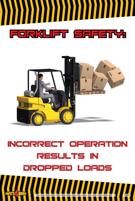 FO006- Forklift Workplace Safety Poster