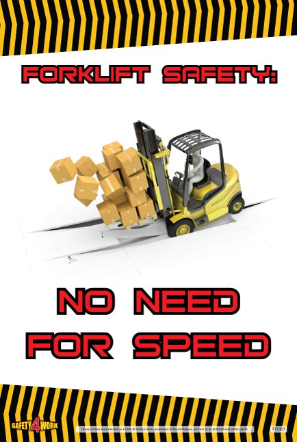 FO007- Forklift Workplace Safety Poster