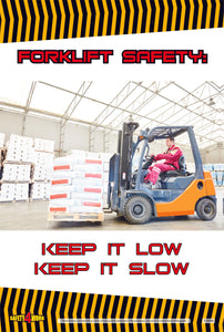 FO008- Forklift Workplace Safety Poster