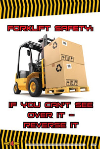 FO009- Forklift Workplace Safety Poster