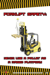 FO012- Forklift Workplace Safety Poster