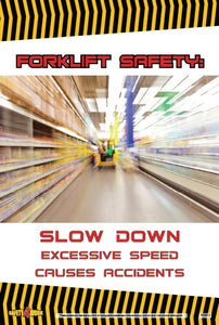 FO013- Forklift Workplace Safety Poster