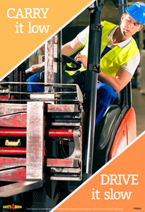 FO014- Forklift Workplace Safety Poster