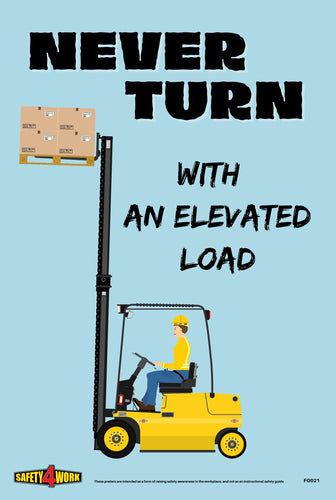 FORKLIFT, SAFETY, WORKPLACE, LOAD, ELEVATED