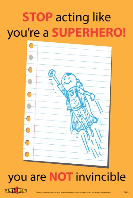 Workplace Health & Safety Poster | Workplace Awareness Poster | General Safety G005