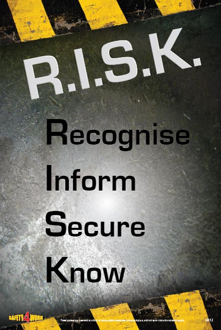 Workplace Health & Safety Poster | Workplace Awareness Poster | General Safety G012