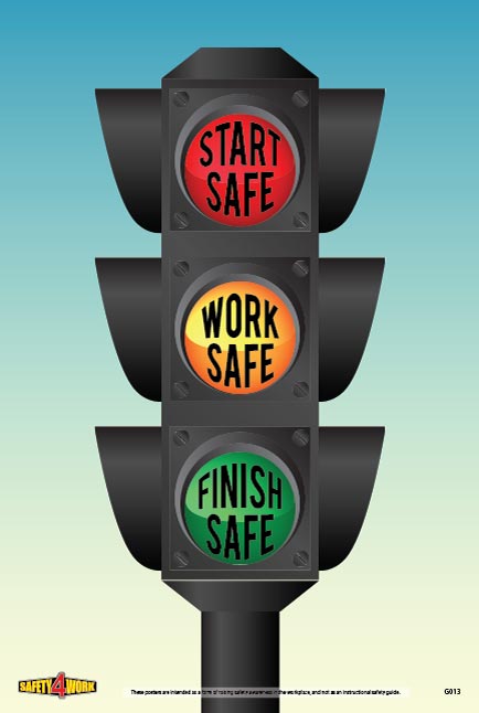 Workplace Health & Safety Poster | Workplace Awareness Poster | General Safety G013