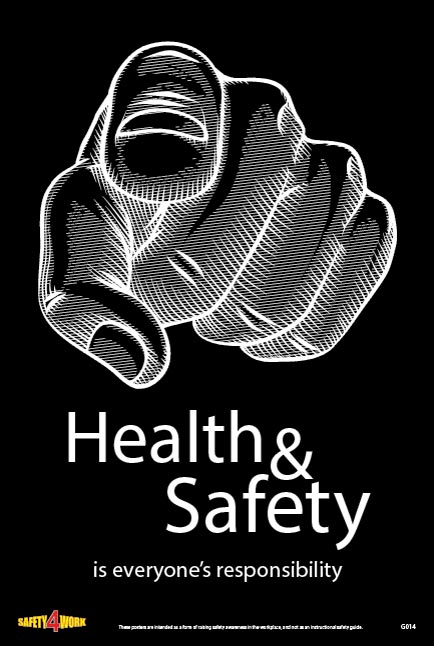 Workplace Health & Safety Poster | Workplace Awareness Poster | General Safety G014