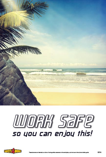 Workplace Health & Safety Poster | Workplace Awareness Poster | General Safety G016