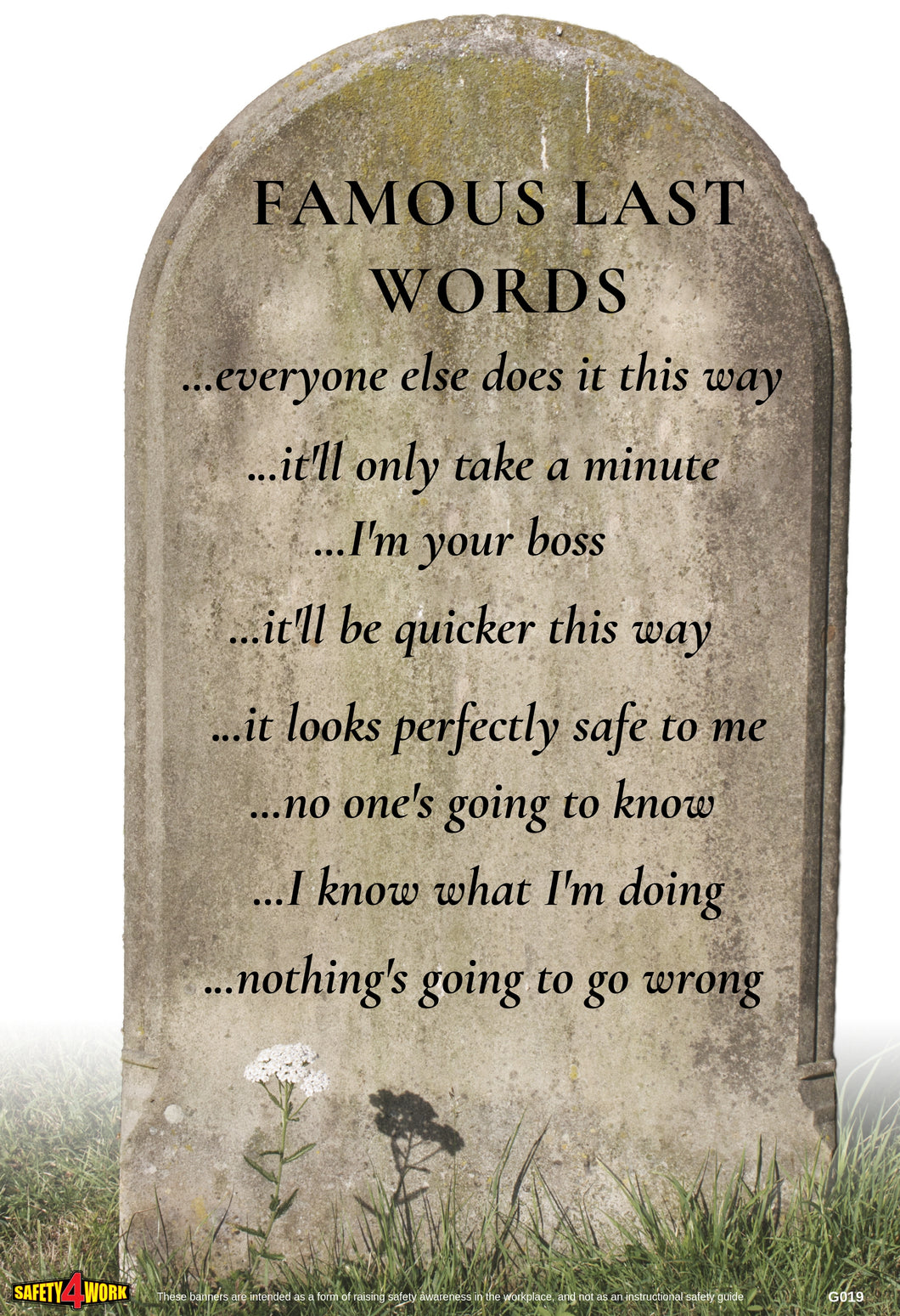 G019- General Workplace Safety Poster