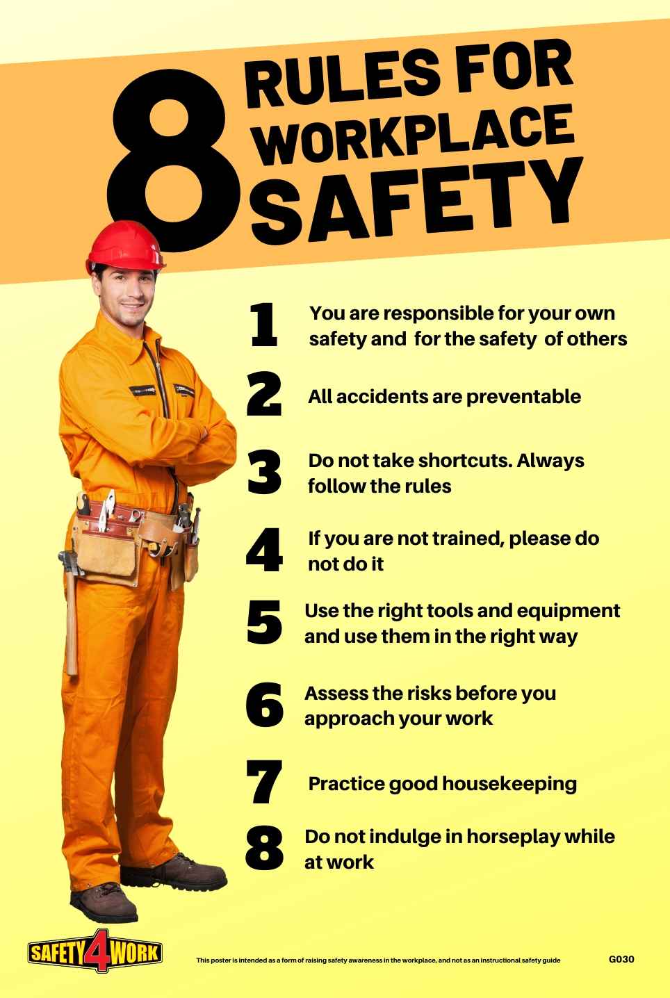 G030- General Workplace Safety Poster
