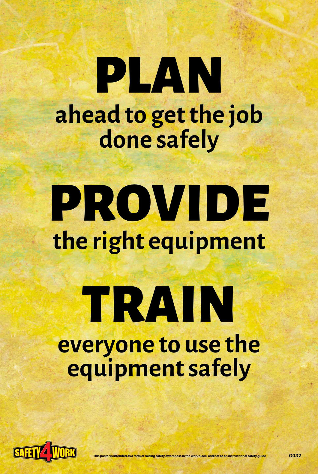 G032- General Workplace Safety Poster