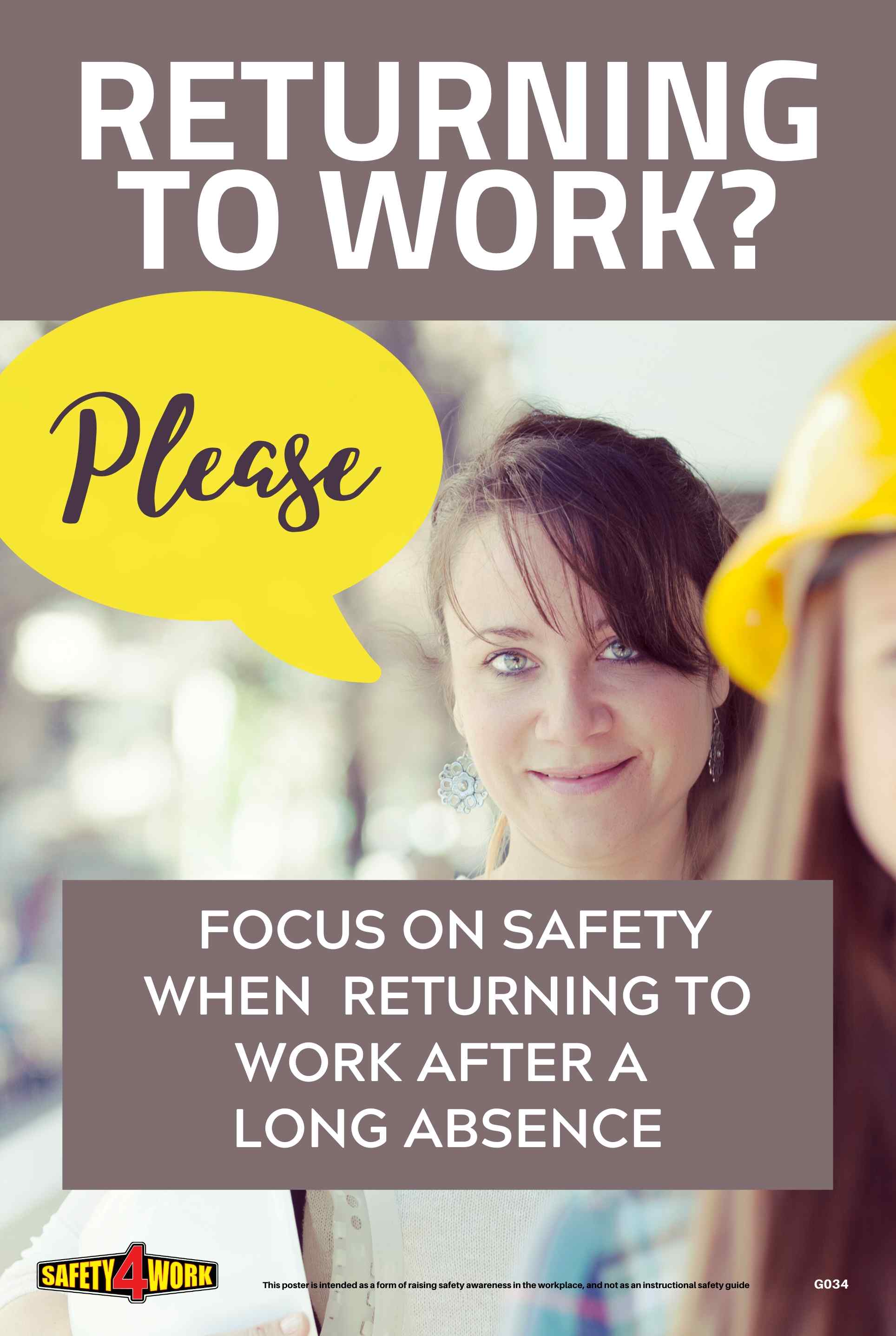G034- General Workplace Safety Poster