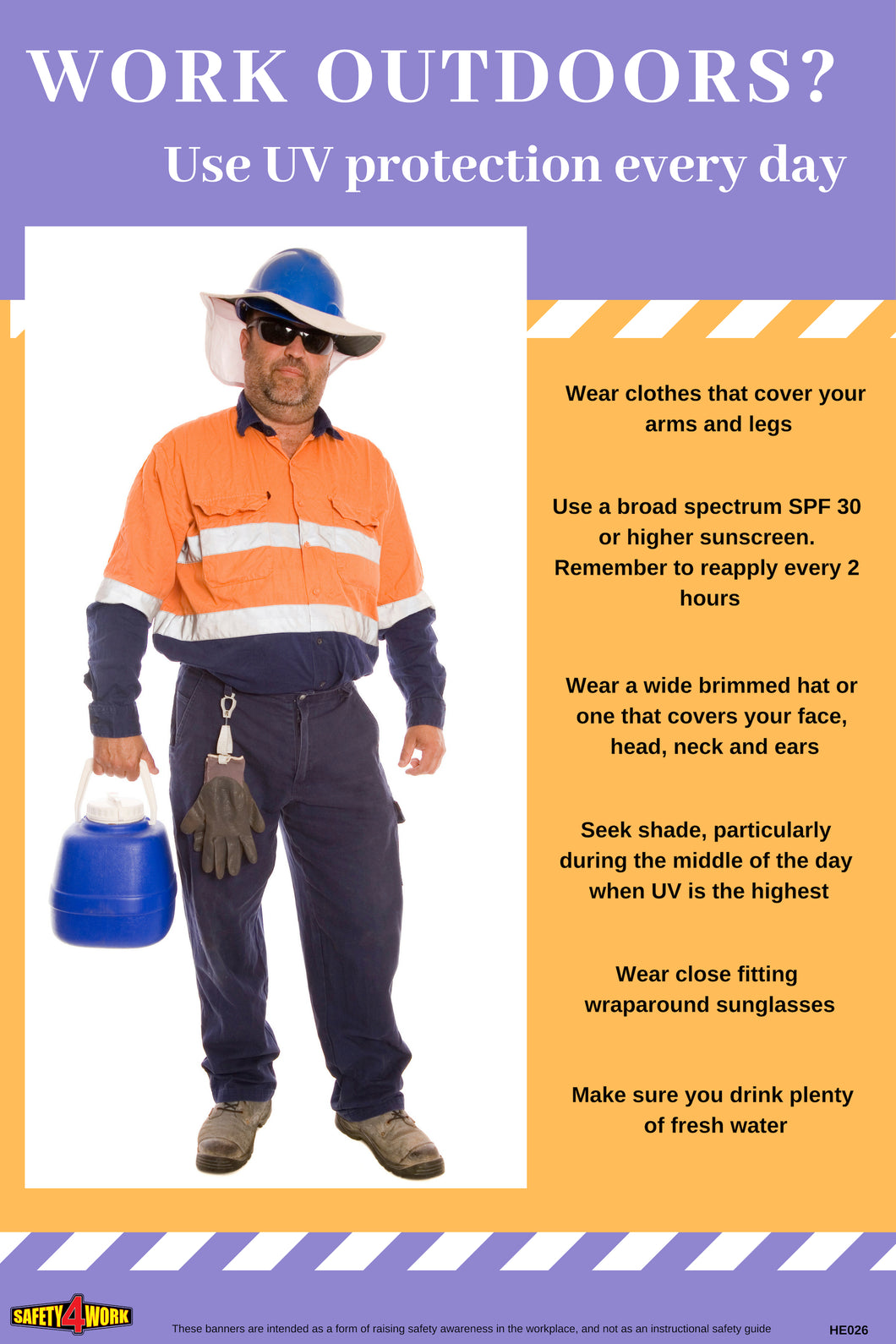 HE026- Health Workplace Safety Poster
