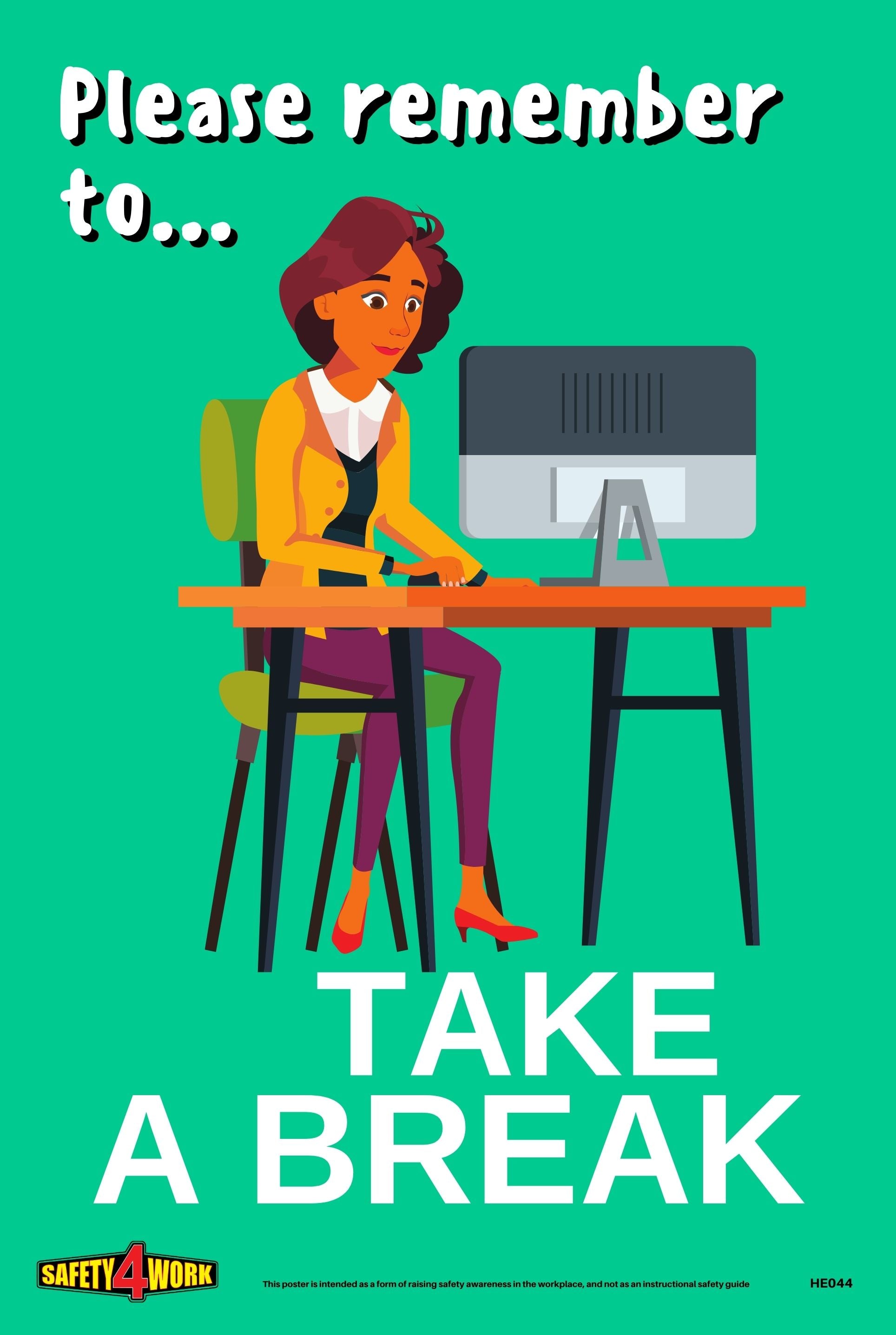 HE044- Health Workplace Safety Poster