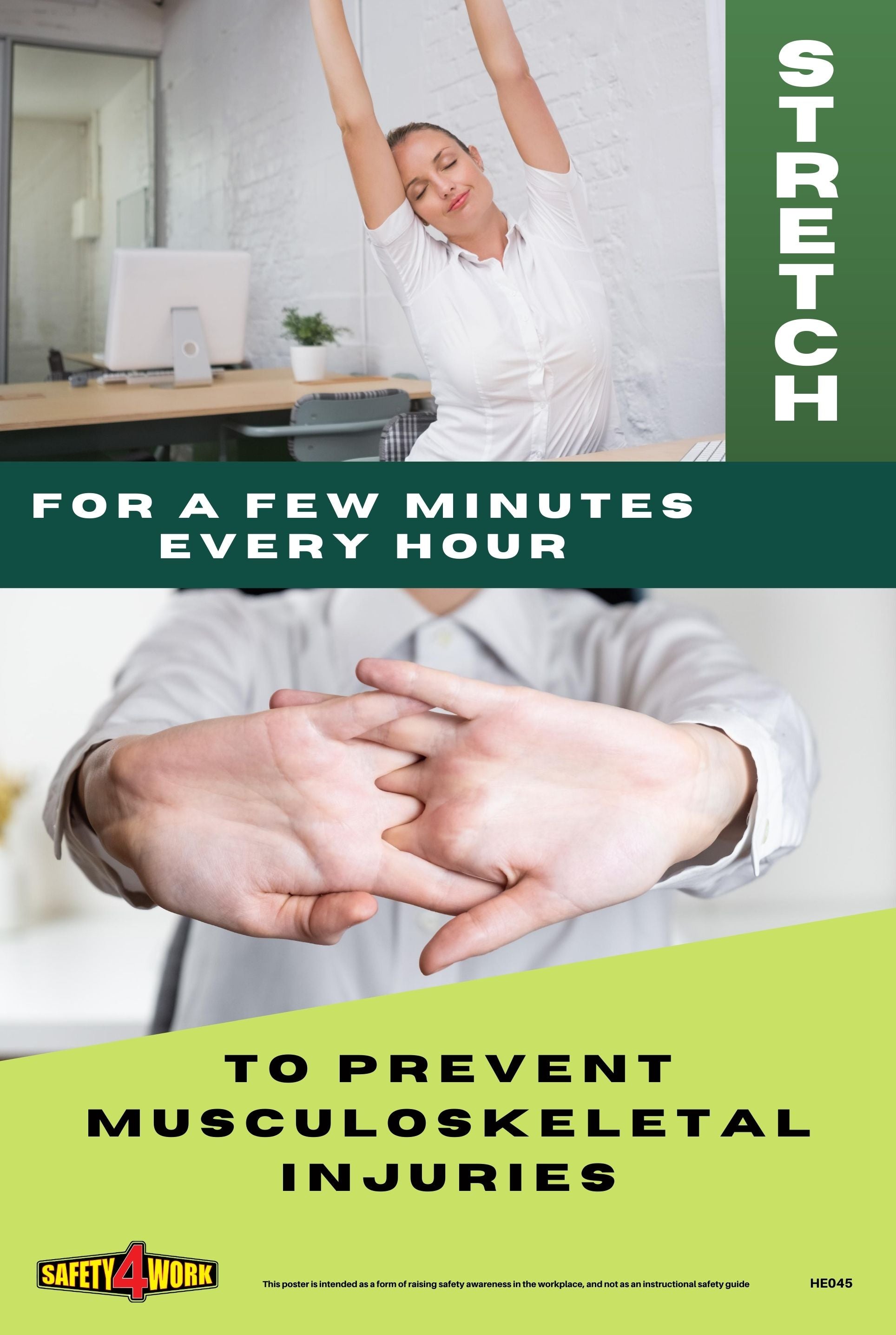 HE045- Health Workplace Safety Poster