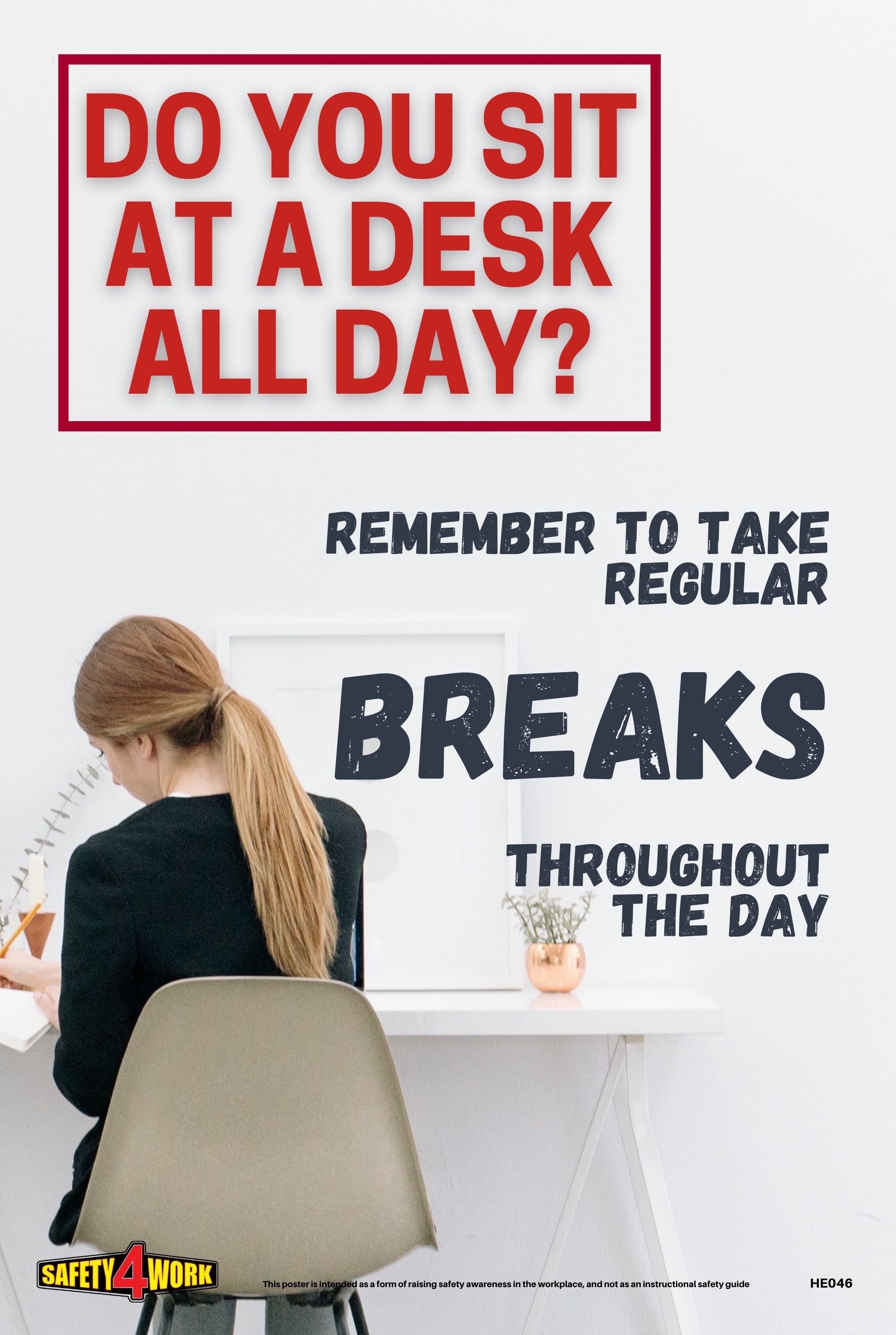 HE046- Health Workplace Safety Poster