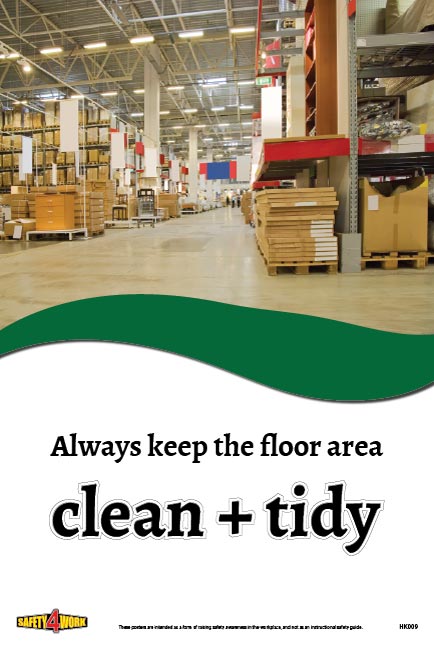 HK009- Housekeeping Workplace Safety Poster