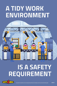 HK016- Housekeeping Workplace Safety Poster