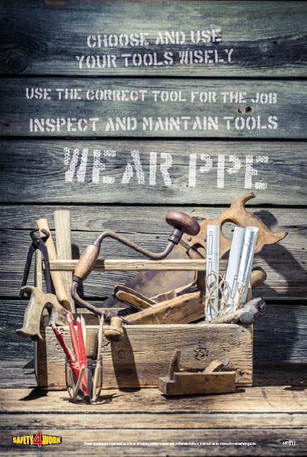 HT011- Handtools Workplace Safety Poster