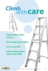L005- Ladders Workplace Safety Poster