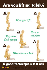 MH002- Manual Handling Workplace Safety Poster