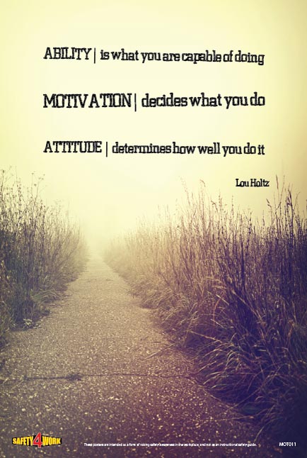 MOT011- Motivation Workplace Safety Poster