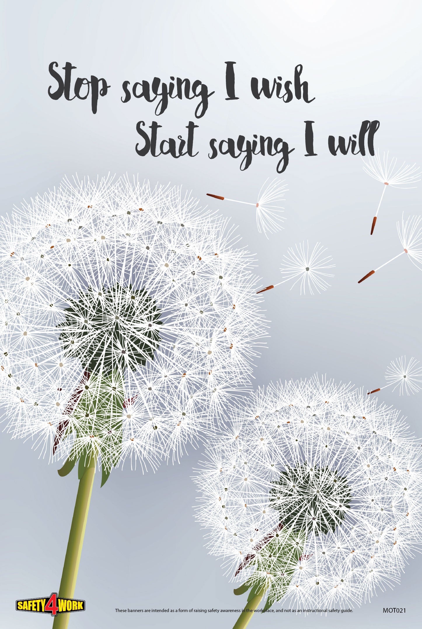 Workplace Health & Safety Poster | Workplace Awareness Poster | Motivation MOT021