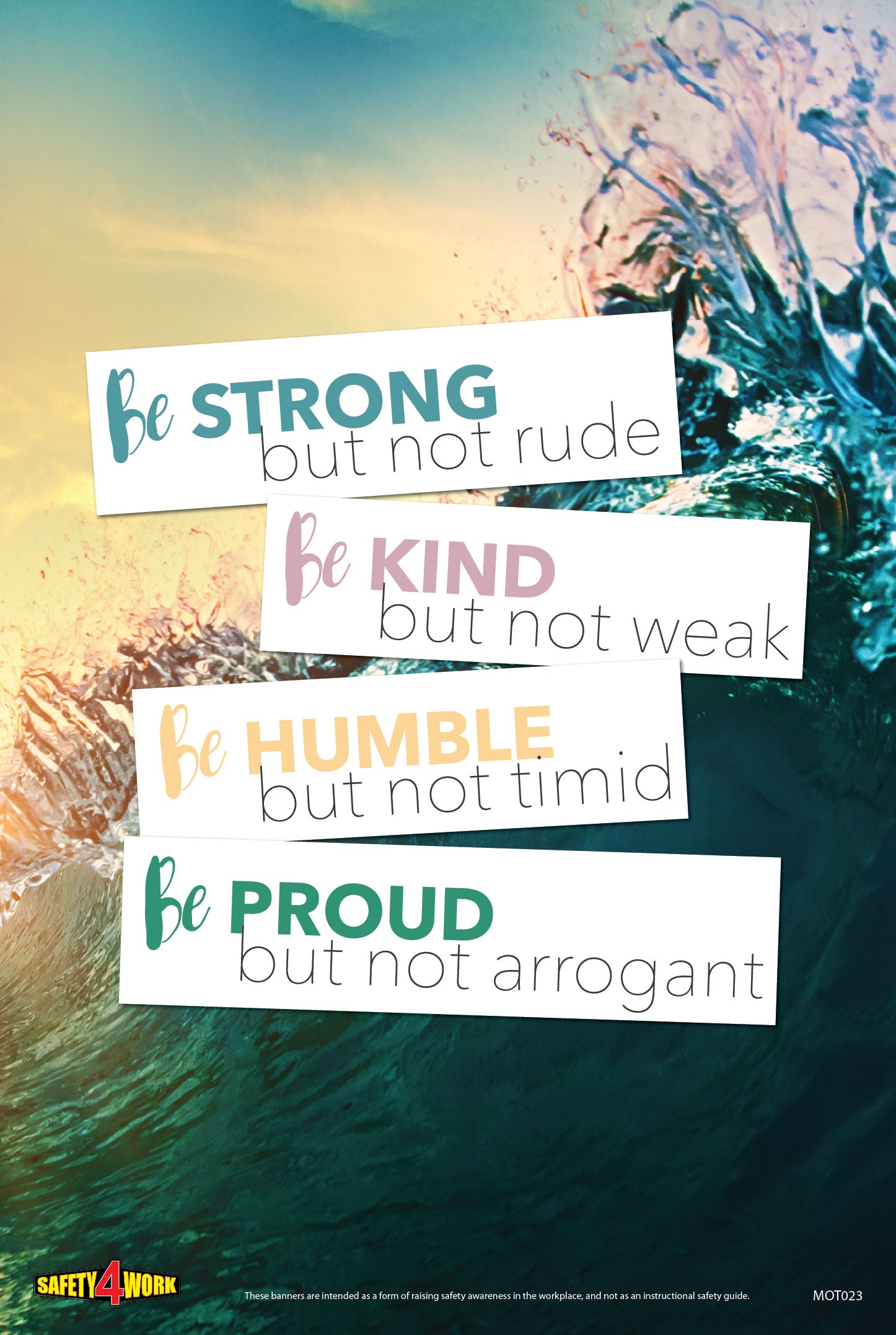 MOT023- Motivation Workplace Safety Poster