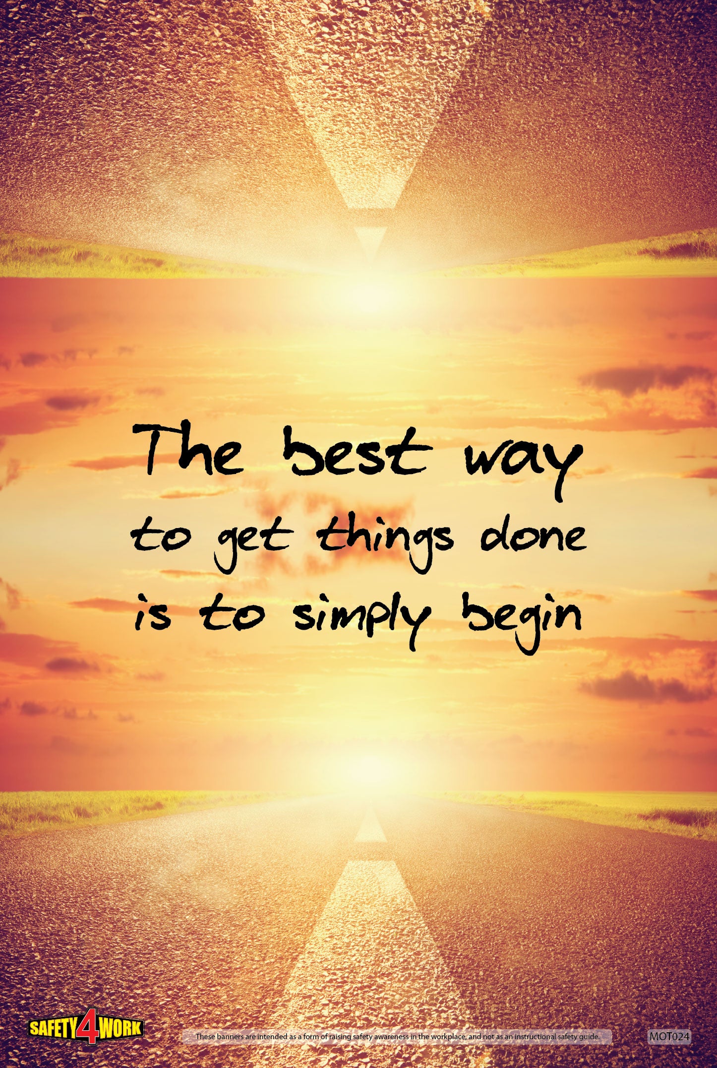 MOT024- Motivation Workplace Safety Poster