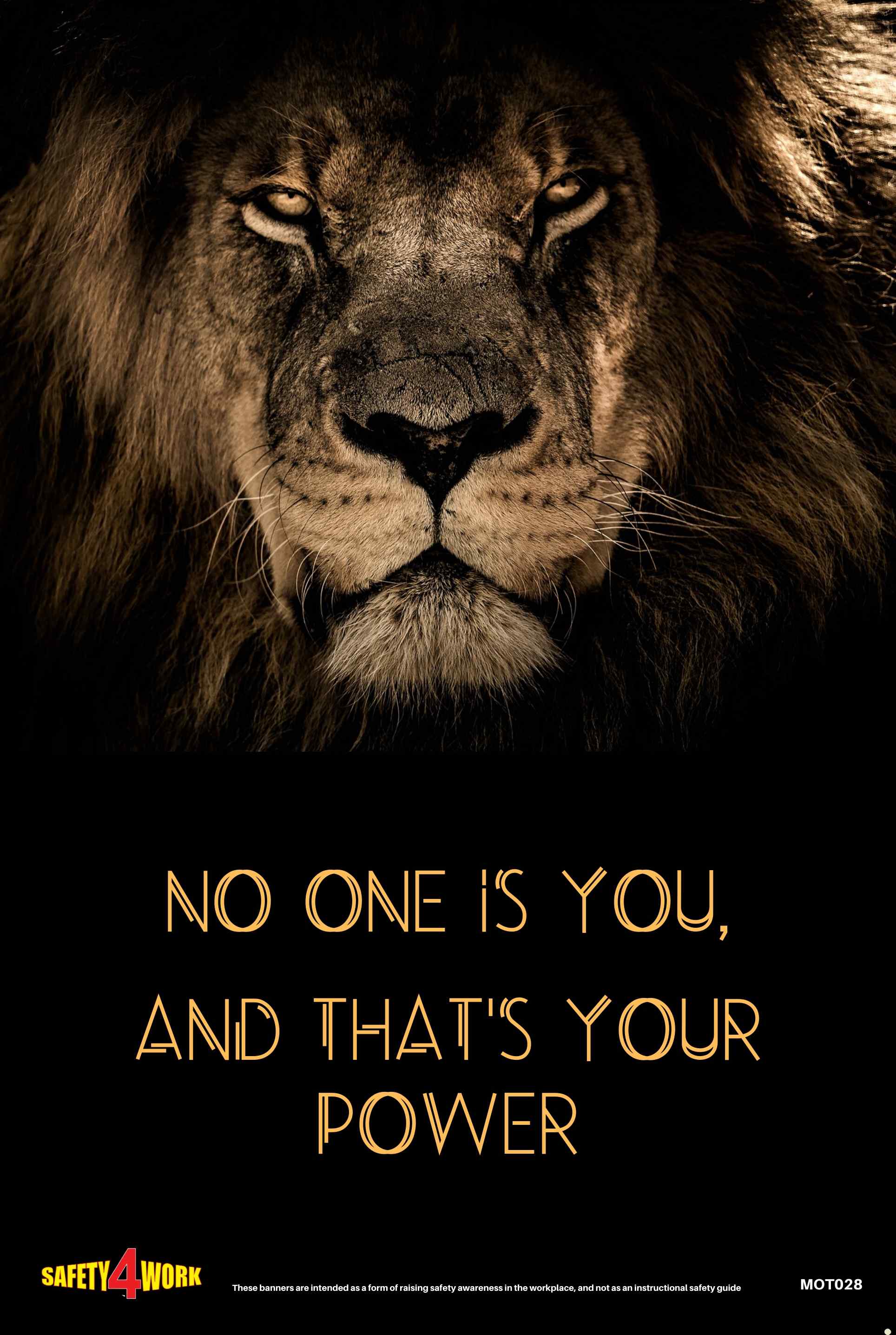 MOT028- Motivation Workplace Safety Poster