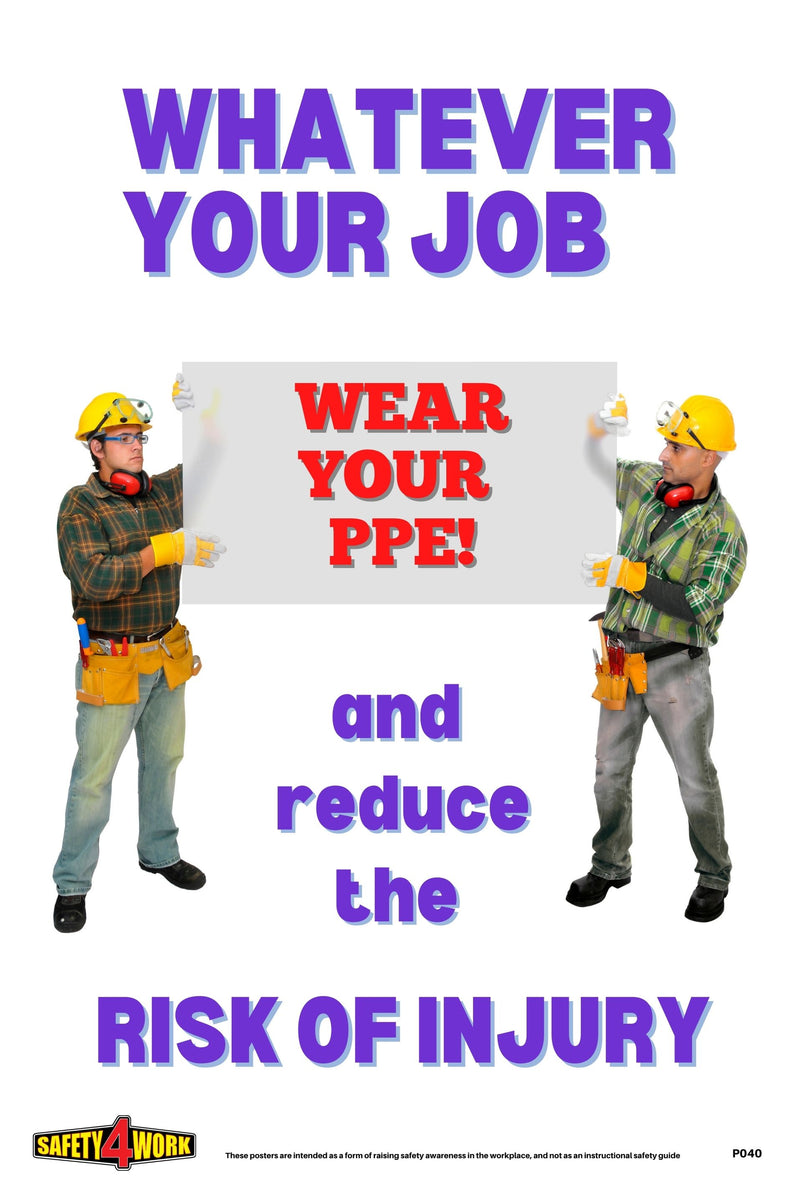 Ppe Workplace Safety Poster